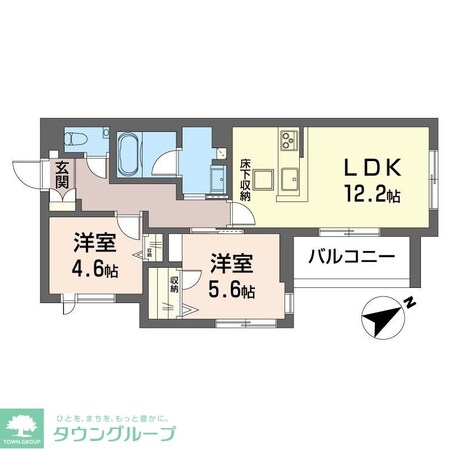 レフィシア腰越の物件間取画像